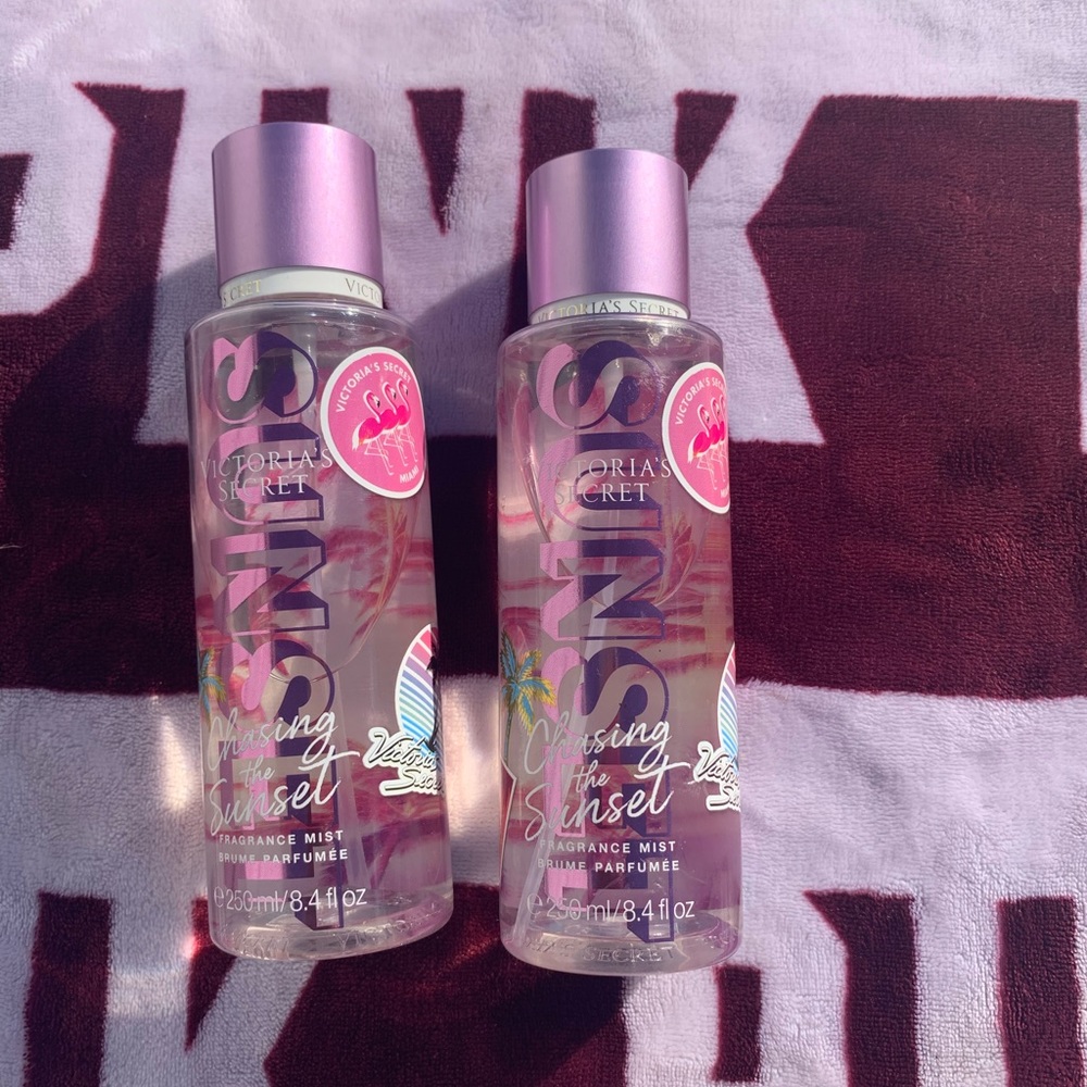 Victoria secret chasing the sunset